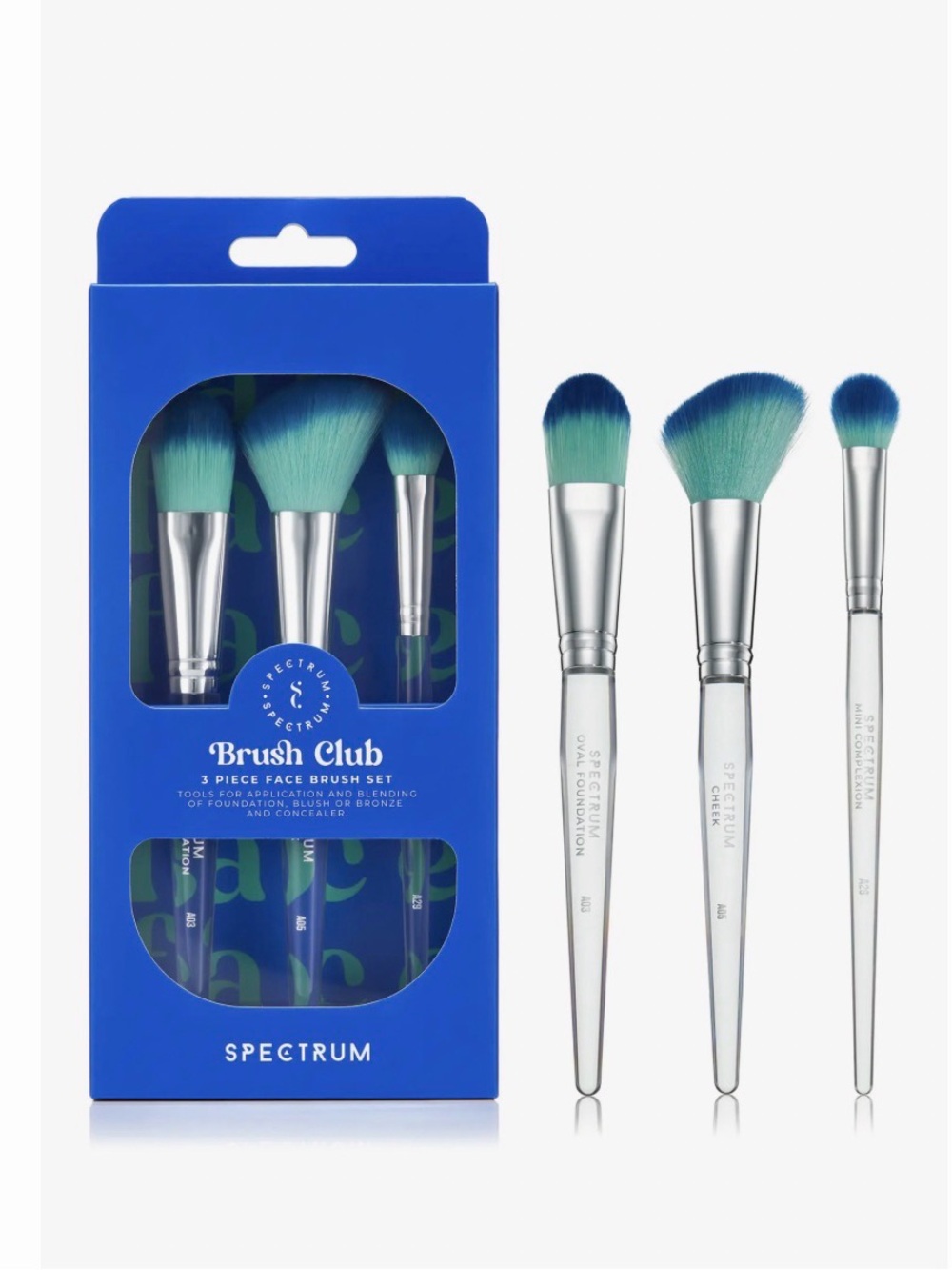 SPECTRUM COLLECTIONS
Brush Club 3 Piece Face Brush Set